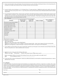 DHEC Form 3632 Notice of Intent (Noi) - Npdes General Permit for Utility Water Discharges Scg250000 - South Carolina, Page 2