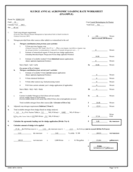DHEC Form 0874 Sludge Annual Agronomic Loading Rate Worksheet - South Carolina, Page 7
