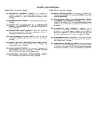 Form SC1040TC Tax Credits - South Carolina, Page 5
