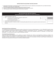 Form SC1040ES Individual Declaration of Estimated Tax - South Carolina, Page 4
