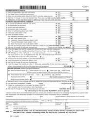 Form SC1040 Individual Income Tax Return - South Carolina, Page 3