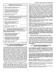 Instructions for Schedule NR Nonresident Schedule - South Carolina, Page 4