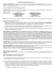 Form SC1104 Savings and Loan Association Tax Return - South Carolina, Page 3