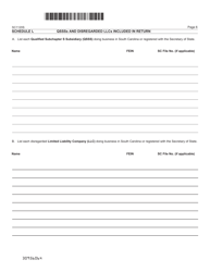 Form SC1120S &#039;s&#039; Corporation Income Tax Return - South Carolina, Page 6