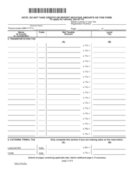 Form ST-389 Schedule for Local Taxes - South Carolina, Page 3