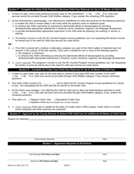 DSS Form 3004 Child Protective Services/Foster Care Child Care Referral Form - South Carolina, Page 2