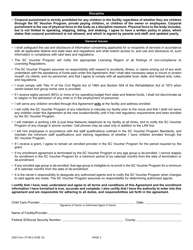 DSS Form 37106-2 &quot;Sc Voucher Program Level B Provider Agreement&quot; - South Carolina, Page 3
