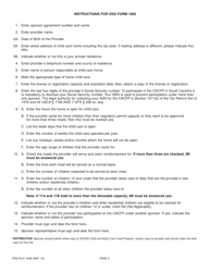 DSS Form 1606 Application for Participation for Child Care Homes - South Carolina, Page 2