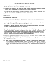 DSS Form 1633 Application for Participation for Child Care and Adult Day Care Centers in the Child and Adult Care Food Program (CACFP) - South Carolina, Page 4