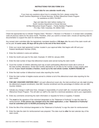 DSS Form 3314 Claim for Reimbursement - at-Risk Afterschool Snack Program - South Carolina, Page 2
