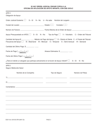DSS Formulario 3816-B SPA Referencia De Apoyo Infantil Datos Del Padre Ausente - South Carolina (Spanish), Page 3