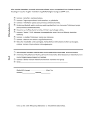DSS Form 1669 Request for Information - South Carolina (Kirundi), Page 2