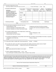 DSS Form 3306 Site Information Application - Summer Food Service Program for Children (Sfsp) - South Carolina, Page 2