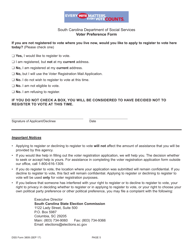DSS Form 3809 Simplified Renewal for the Elderly - Notice of Expiration - South Carolina, Page 5