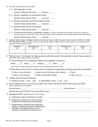 DSS Form 1625 Sponsor Application for Participation - South Carolina, Page 2