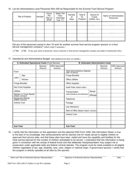 DSS Form 1625 Sponsor Application for Participation - South Carolina, Page 3