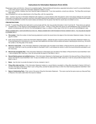 Form UCC-5 Information Statement - South Carolina, Page 3