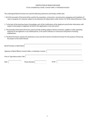 Beginning Farmer Bond Program Application - South Dakota, Page 5