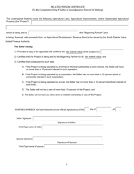 Beginning Farmer Bond Program Application - South Dakota, Page 6