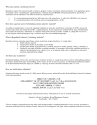 SD Form 0413 Asbestos Demolition/Renovation Notification Form - South Dakota, Page 3