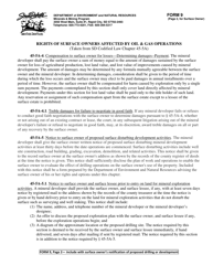 Form 9 Certificate of Notification and Negotiation With Surface Owner/Surface Lessee - South Dakota, Page 2