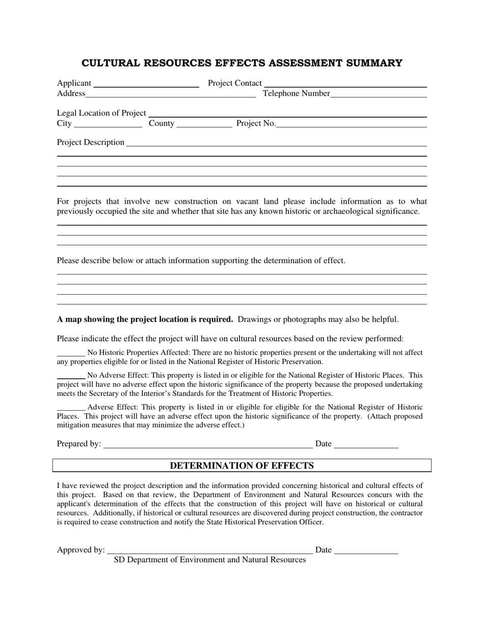 Clean Water Facilities Plan Document - South Dakota, Page 3