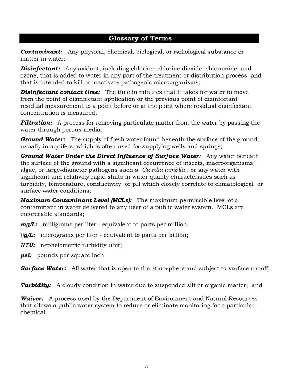 SD Form 0427LD Capacity Assessment Worksheets for Public Water Systems - South Dakota, Page 3