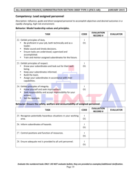 Position Task Book for the Position of Type 3 All-hazards Finance/Administration Section Chief (Fsc3-ah) - South Dakota, Page 10