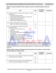 Position Task Book for the Position of Type 3 All-hazards Finance/Administration Section Chief (Fsc3-ah) - South Dakota, Page 14