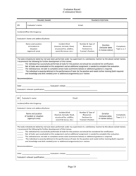 Position Task Book for the Position of Type 3 All-hazards Finance/Administration Section Chief (Fsc3-ah) - South Dakota, Page 18