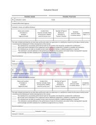 Position Task Book for the Position of All-hazards Liaison Officer (Lofr-Ah) - Colorado, Page 16
