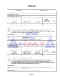 Position Task Book for the Position of All-hazards Liaison Officer (Lofr-Ah) - Colorado, Page 17