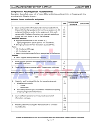 Position Task Book for the Position of All-hazards Liaison Officer (Lofr-Ah) - Colorado, Page 6