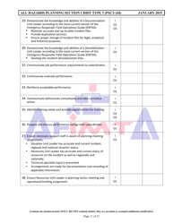 Position Task Book for the Position of Type 3 All-hazards Planning Section Chief (Psc3-ah) - Colorado, Page 11
