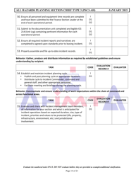 Position Task Book for the Position of Type 3 All-hazards Planning Section Chief (Psc3-ah) - Colorado, Page 14