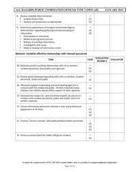 Position Task Book for the Position of Type 3 All-hazards Public Information Officer (Pio3-ah) - Colorado, Page 8
