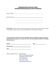 SD Firefighter Essentials Grant Program Project Agreement Form - South Dakota, Page 3