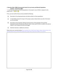 SD Form 2350 South Dakota Hazard Mitigation Application Part II - Environmental/Historic Preservation Questionnaire - South Dakota, Page 13