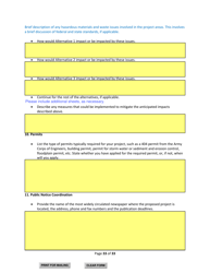 SD Form 2350 South Dakota Hazard Mitigation Application Part II - Environmental/Historic Preservation Questionnaire - South Dakota, Page 33