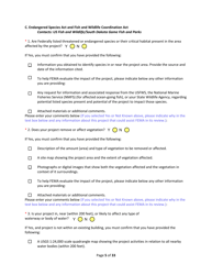 SD Form 2350 South Dakota Hazard Mitigation Application Part II - Environmental/Historic Preservation Questionnaire - South Dakota, Page 5