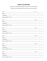 Application for Voluntary Registration - South Dakota, Page 2