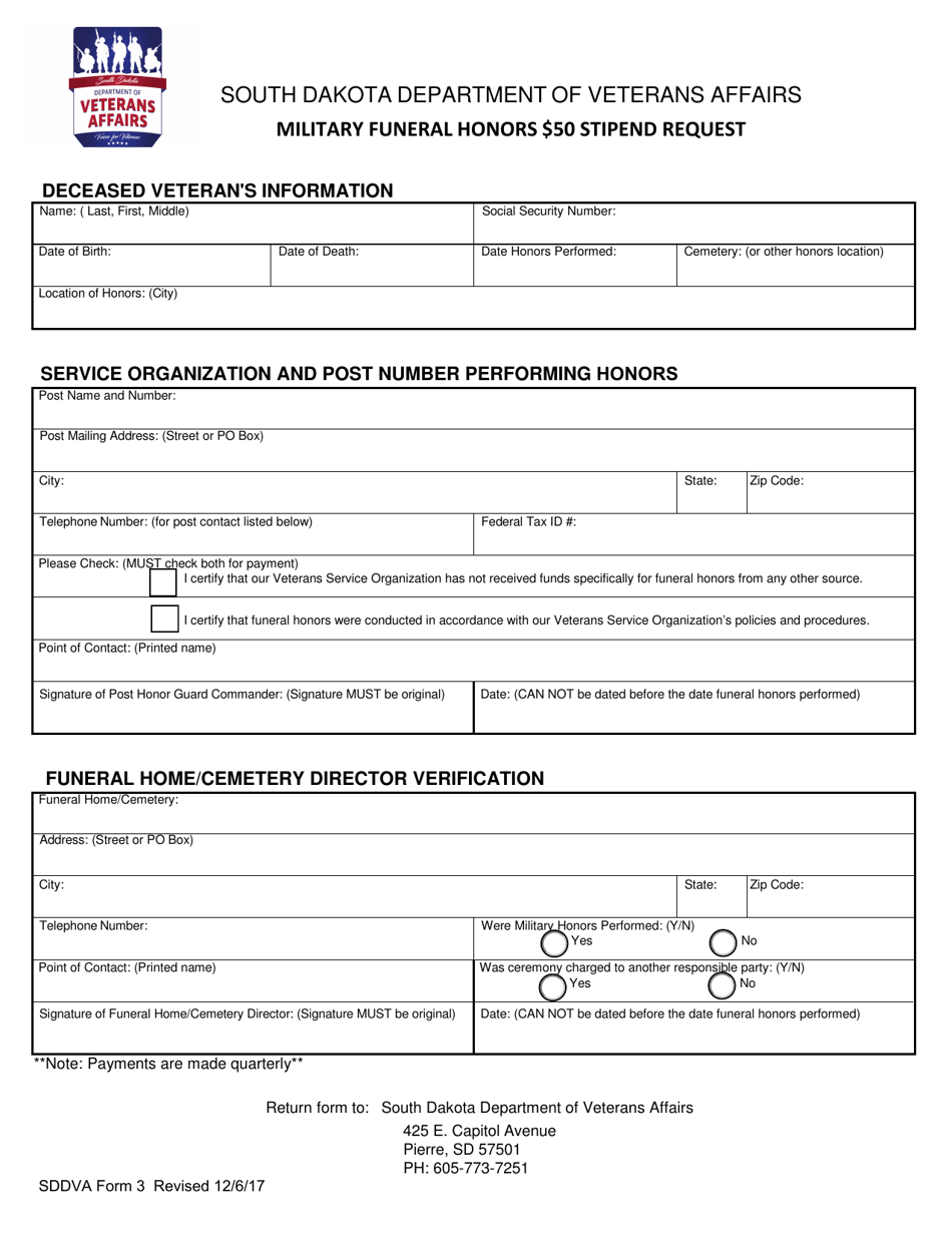 sddva-form-3-download-fillable-pdf-or-fill-online-military-funeral