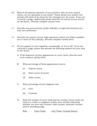 Judicial Application Personal Data Questionnaire - South Dakota, Page 4