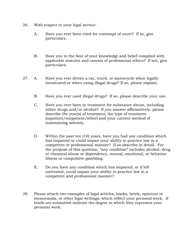 Judicial Application Personal Data Questionnaire - South Dakota, Page 7
