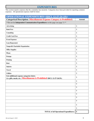 Campaign Finance Disclosure Report Form - South Dakota, Page 6