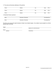 &quot;Annual Report - Foreign Limited Liability Partnership&quot; - South Dakota, Page 2