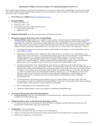 Instructions for Form UCC1 &quot;Livestock Caretaker Ucc Financing Statement&quot; - South Dakota