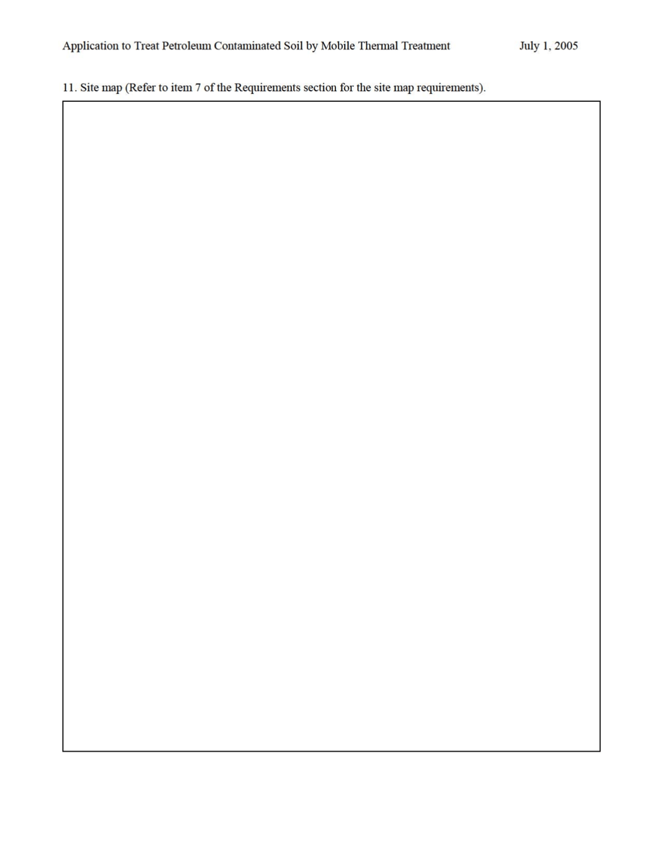 Application to Treat Petroleum Contaminated Soil by Mobile Thermal Treatment - Tennessee, Page 4