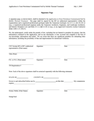 Application to Treat Petroleum Contaminated Soil by Mobile Thermal Treatment - Tennessee, Page 5