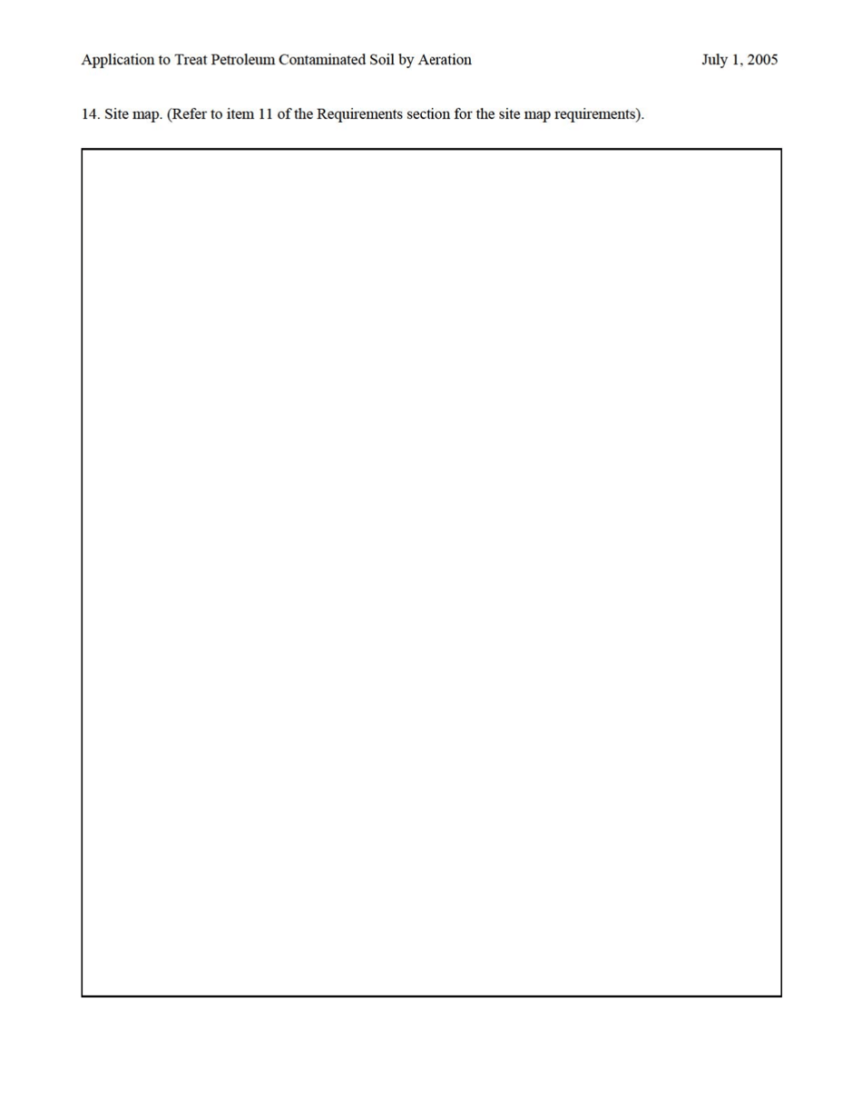 Application to Treat Petroleum Contaminated Soil by Aeration - Tennessee, Page 5